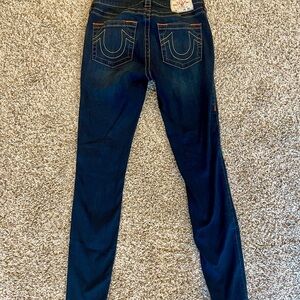 True Religion Dark Blue Skinny Jeans